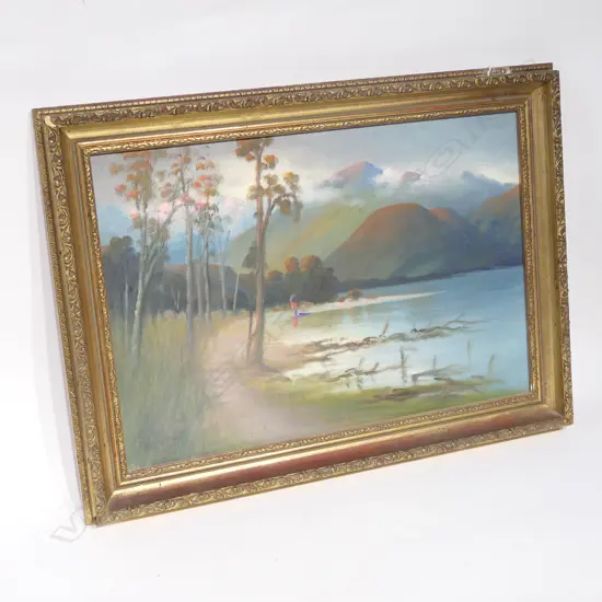 J D PERRET LAKE KAMEREI WEST COAST 1927 280 X 410 MM