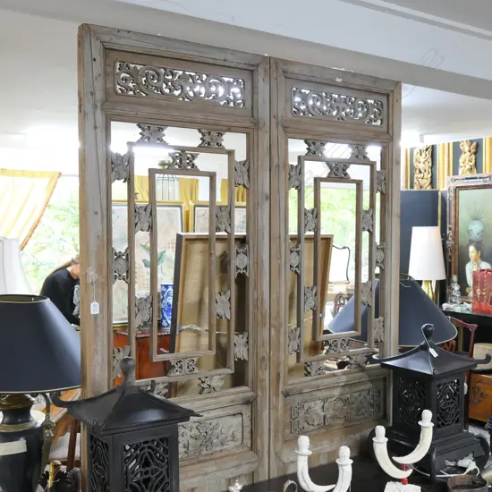 PR BALINESE 2-PANEL FOLDING SCREENS H. 2290MM