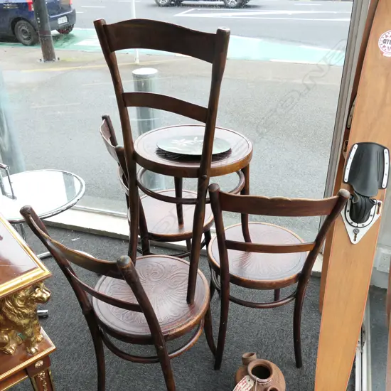 4 BENTWOOD CHAIRS