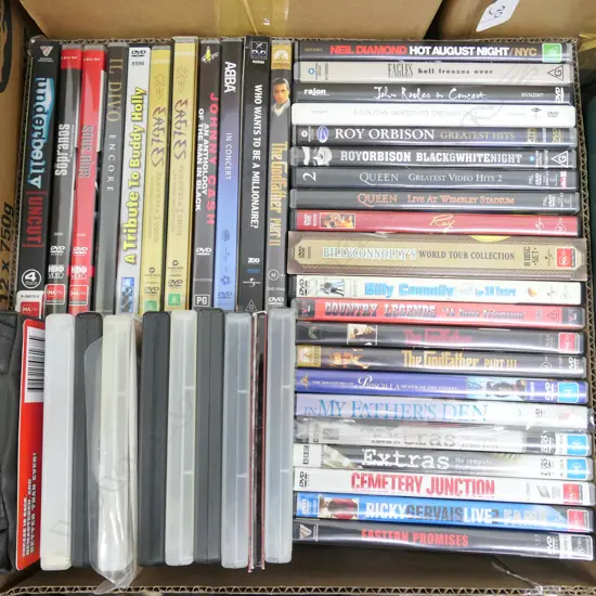 LOT OF ASSORTED DVDS