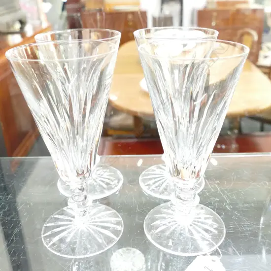 4 WATERFORD CRYSTAL GLASSES