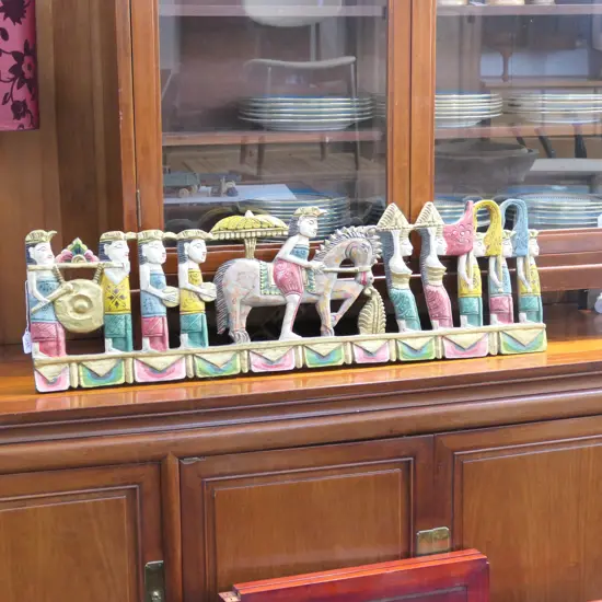 INDONESIAN CARVED PANEL L 970 MM