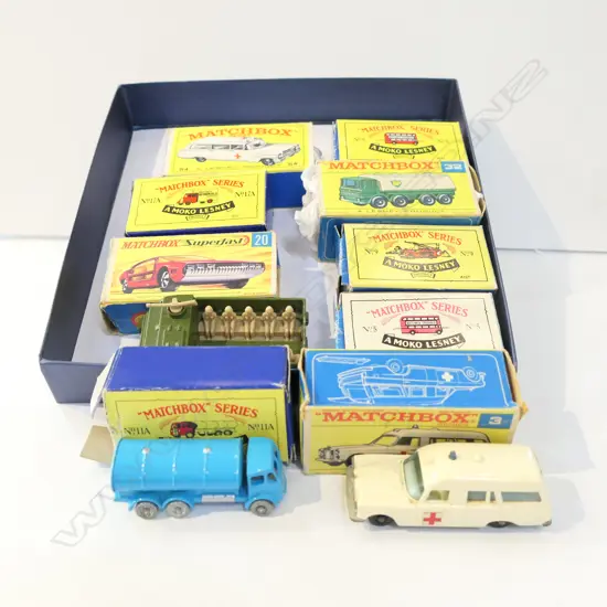 10 ASST. MATCHBOX TOYS