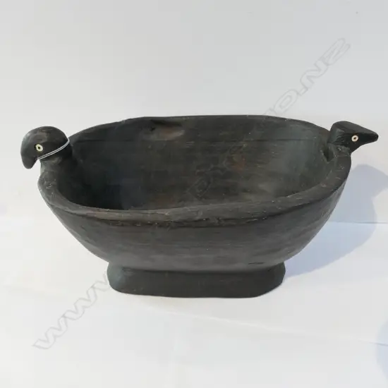 SOLOMON ISLANDS CEREMONIAL BOWL 310MM L