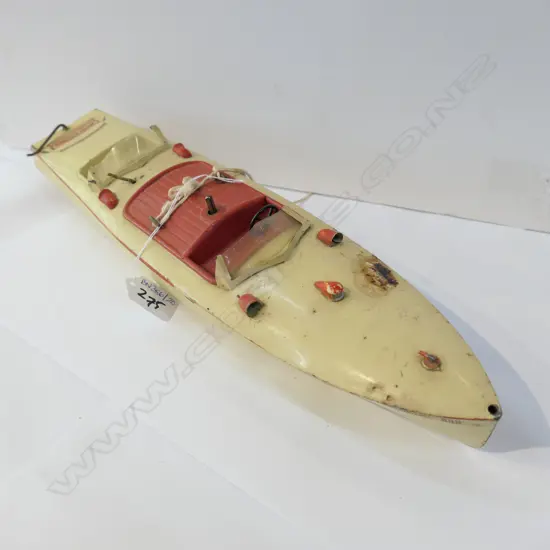 VINTAGE HORNBY SPEEDBOAT 420MM L