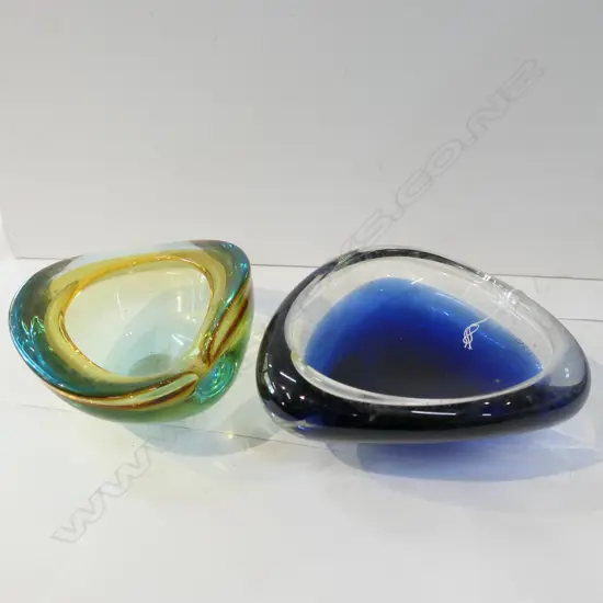 2 MURANO GLASS DISHES