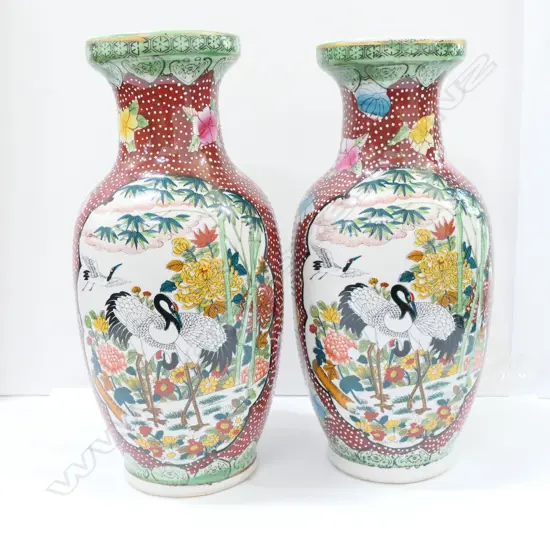 PR SATSUMA VASES 300MMH X100MM DIA