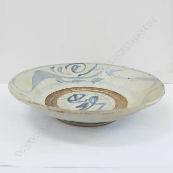 ANTIQUE CHINESE BOWL 265MM DIA
