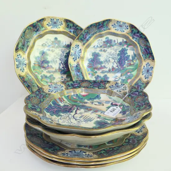 BOOTHS CHINA MING PLATES AND BOWLS