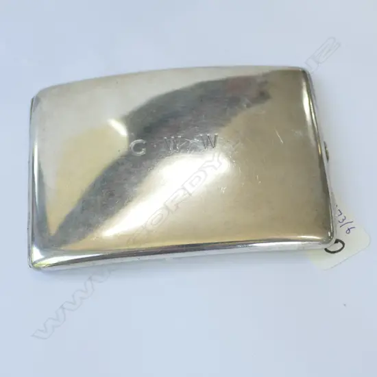Sterling silver cigarette case