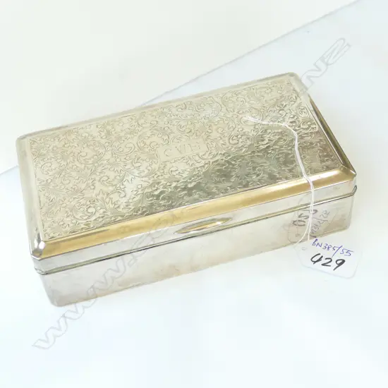 WAKO (JAPAN) STERLING SILVER CIGAR BOX