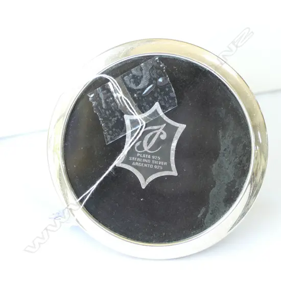 CIRCULAR STG SILVER FRAME 100MM DIA