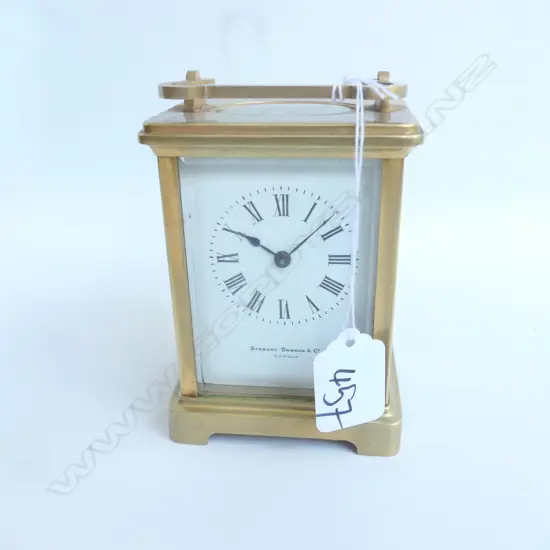ENGLISH BRASS CARRIAGE CLOCK