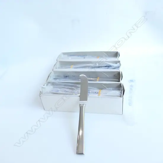 4 BOXES OF STAINLESS STEEL CUTLERY