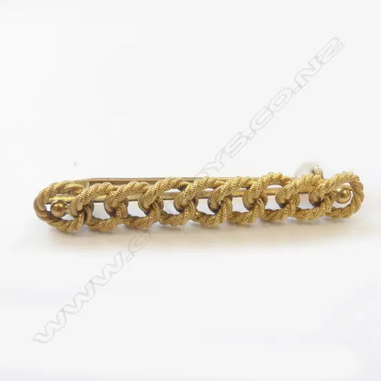 15CT GOLD BROOCH 4.43GM