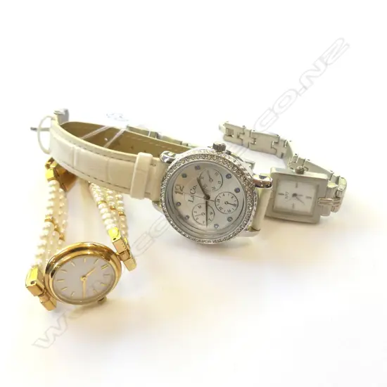 THREE LADIES WRIST WATCHES