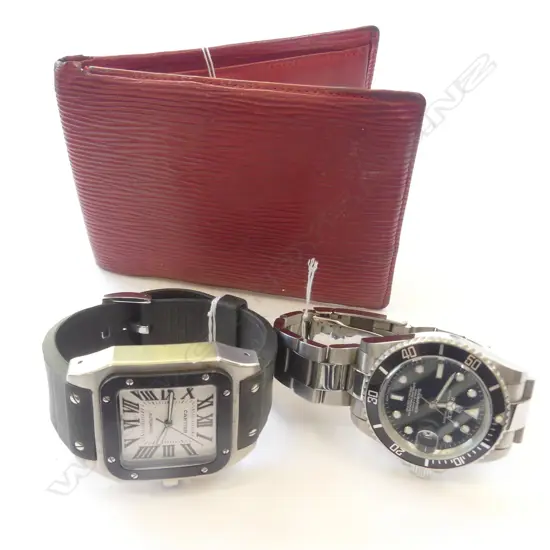 NOTE; ROLEX WATCH THE GLASS IS LOOSE