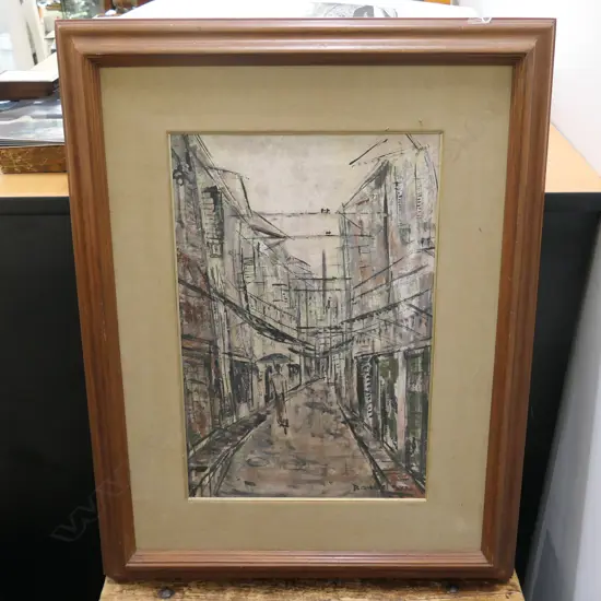 JOHN BROWSE OIL - ZANZIBAR STREET SCENE