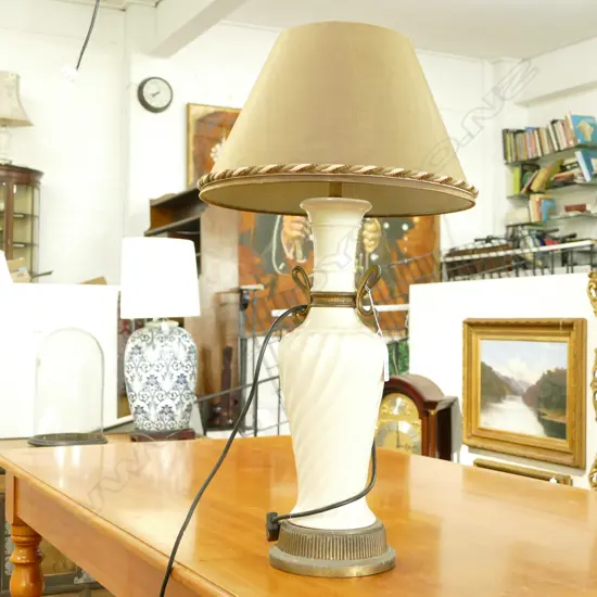 FRENCH PORCELAIN LAMP