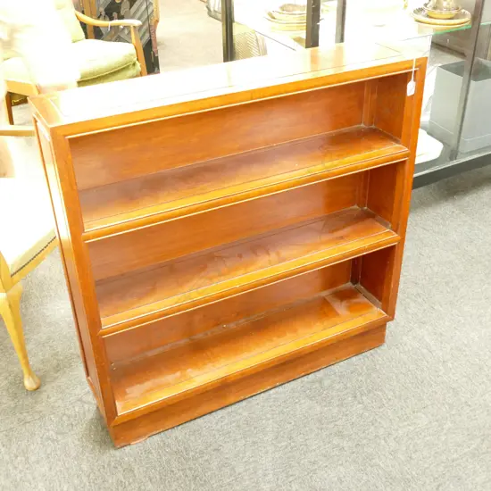 ROSEWOOD OPEN FRONT BOOKCASE