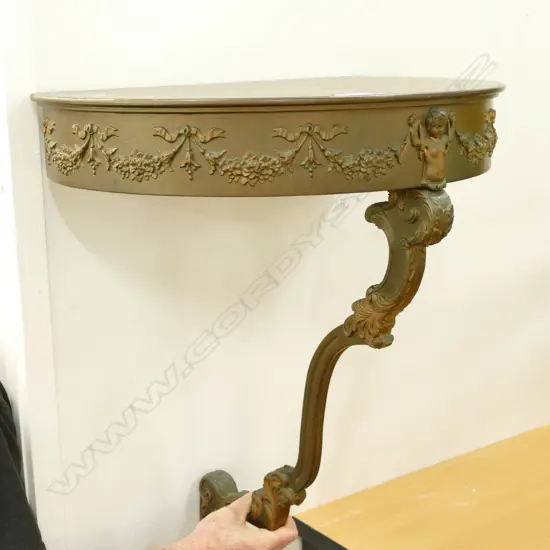 GOLD PAINTED HALL TABLE