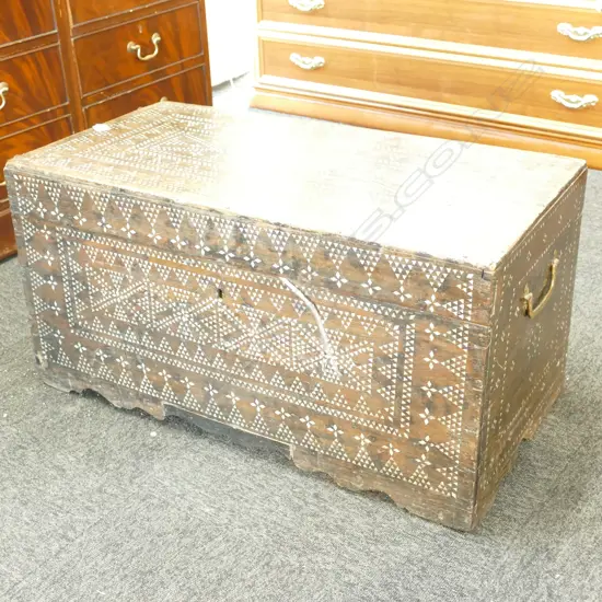 OLD M.O.P INLAID TRUNK