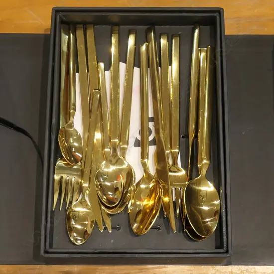 16 PCE BROSTE COPENHAGEN CUTLERY CASED