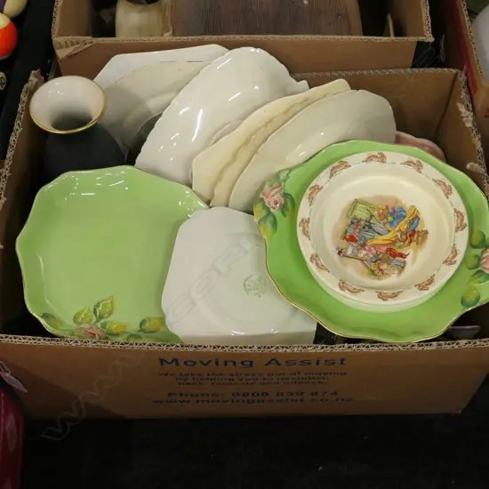 LOT ASST CHINA/CARLTON/WINTON/DOULTON CRYSTAL ETC