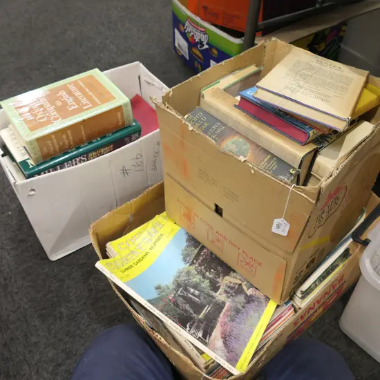 3 BOXES OF ASST BOOKS COUNTRY LIFE ETC