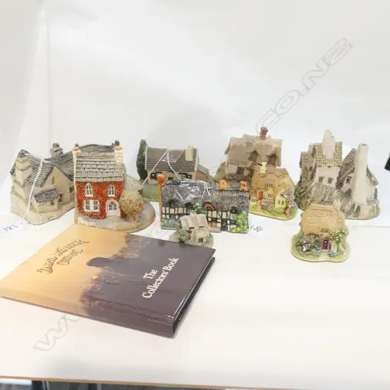 9 ASST COTTAGES LILLIPUT ETC + BOOK