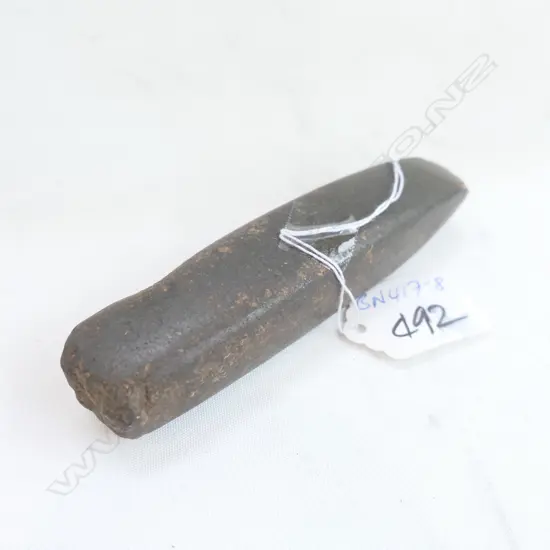 EARLY PACIFIC STONE ADZE LONG NARROW L.115mm