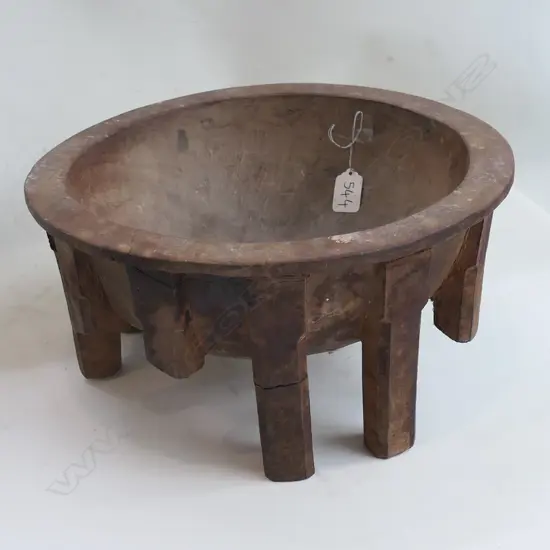 SMALL KAVA BOWL, SOME DAMAGE TO LEGS