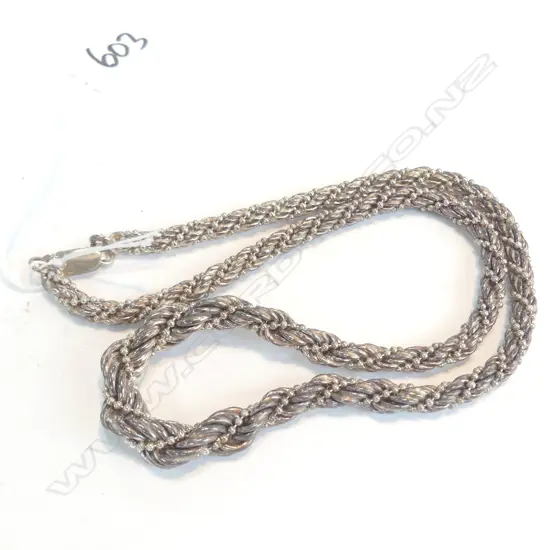 SILVER ROPE CHAIN