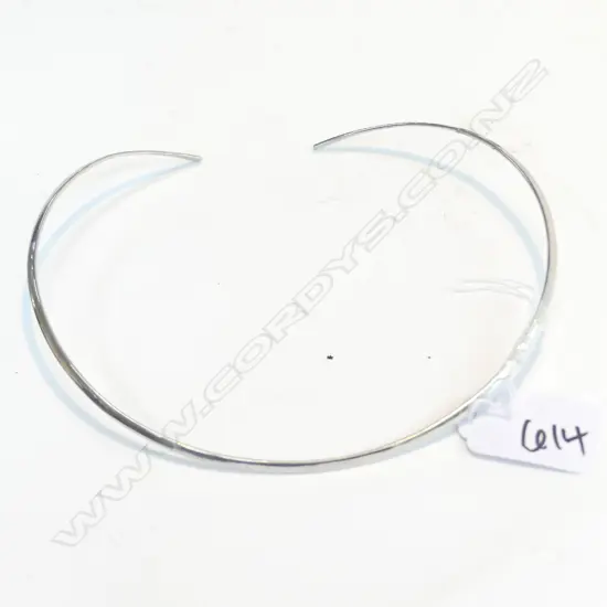 SILVER COLLAR - RHODIUM PLATED (G1753)