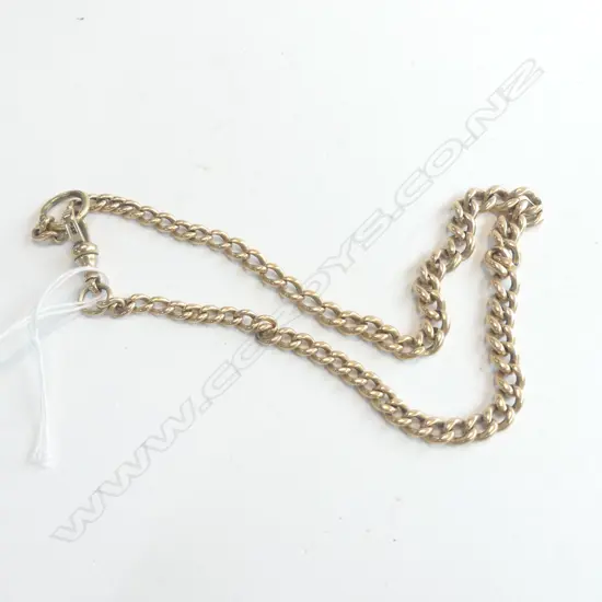 9CT GOLD FOB CHAIN 26.67gm