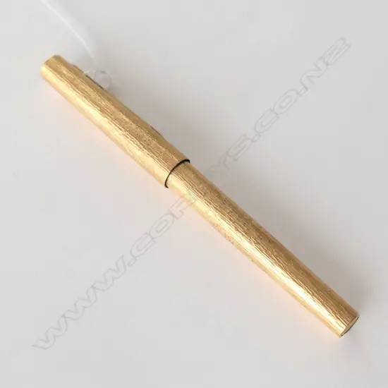 GOLD PLATED PARKER PEN 14CT GOLD NIB