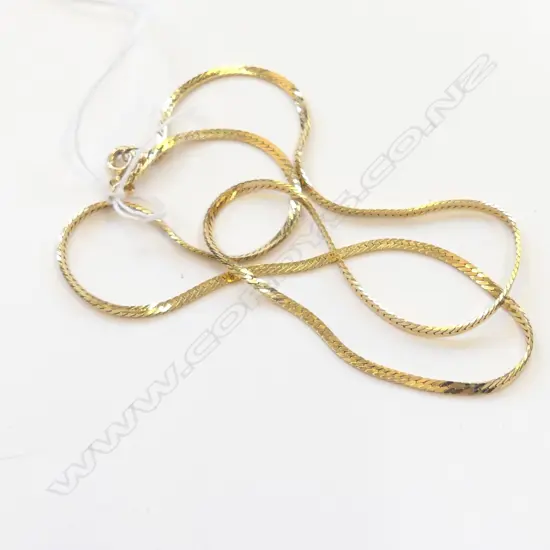 14CT YELLOW GOLD  NECK CHAIN,  5.5 GMS 45CM