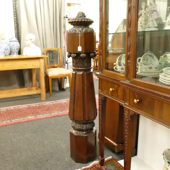 VICTORIAN BANISTER STAIR END/NEWELL POST