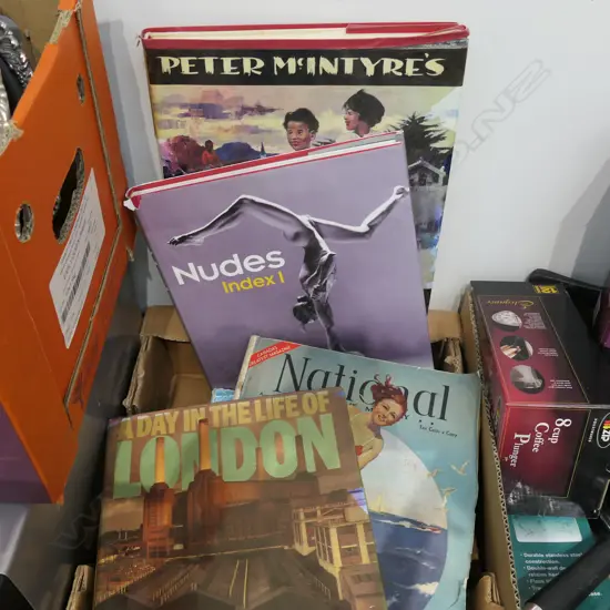 ASST BOOKS INCLUDING PETER MCINTYRES NEW ZEALAND