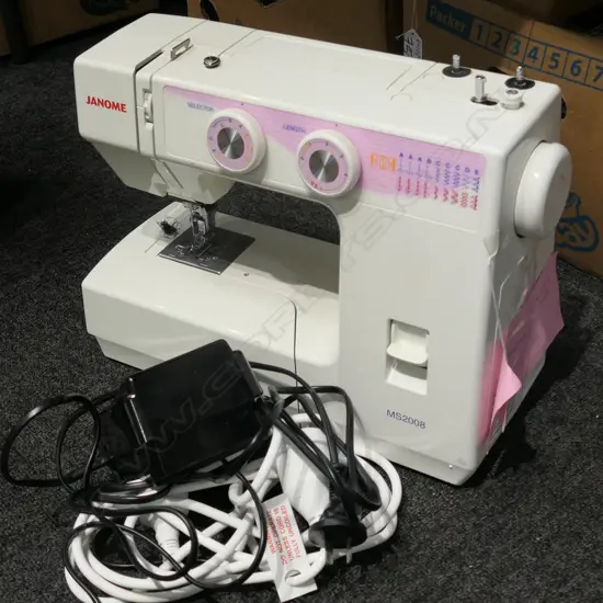 JANOME MS2008 SEWING MACHINE - WORKING