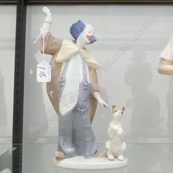 NAO CLOWN FIGURE WITH DOG
