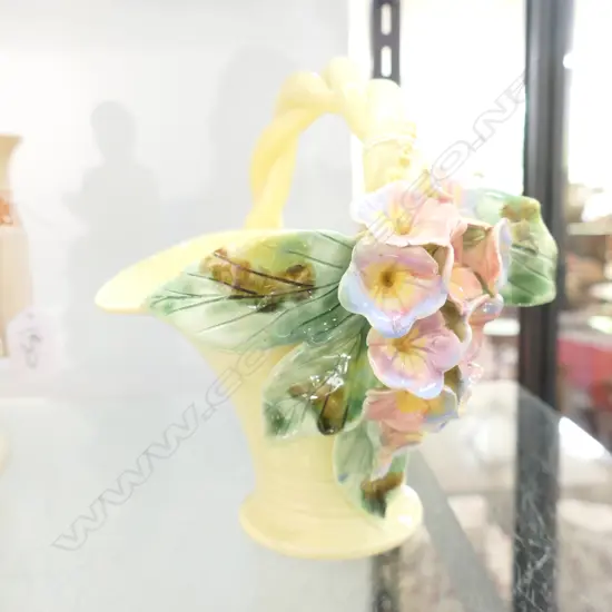 AUSTRALIAN STUDIO POTTERY BASKET