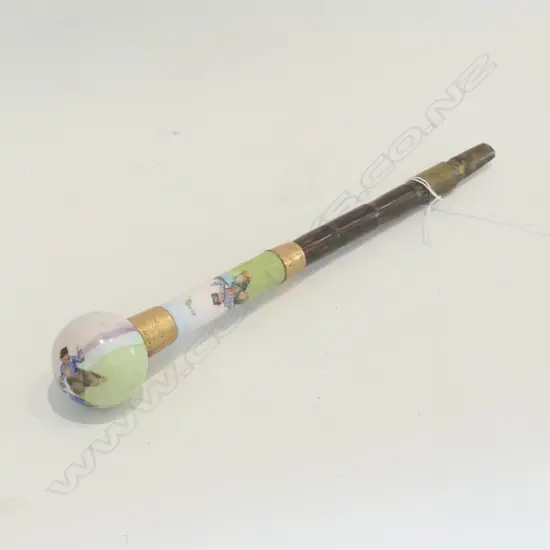 PARASOL HANDLE DUTCH CHILDREN DECORATED