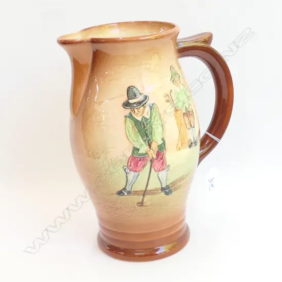 ROYAL DOULTON KINGSWARE LARGE GOLFING JUG H. 240