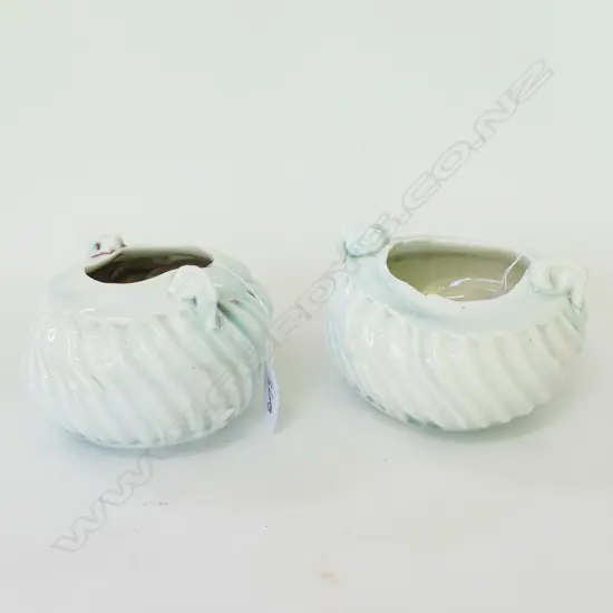 TWO PORCELAIN BOWLS BY PETER LANGE