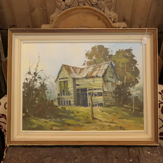 JOHN CRUMP OIL 'KAITOKE WINTER MORNING' '69