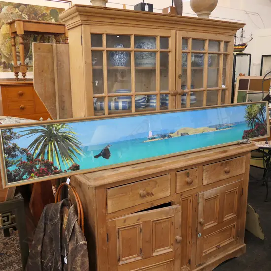 LONG FRAMED PHOTO OF BROWNS BAY L 2220 MM