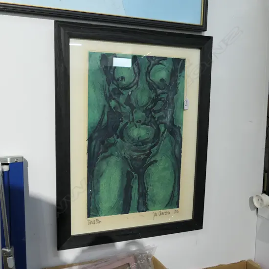 JAC CHEROUX LITHOGRAPH SGD AND DATED '63