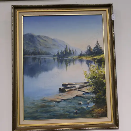 GAIL BOYLE LANDSCAPE OIL 