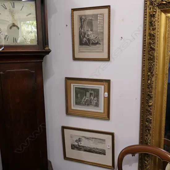 3 FRENCH ENGRAVINGS